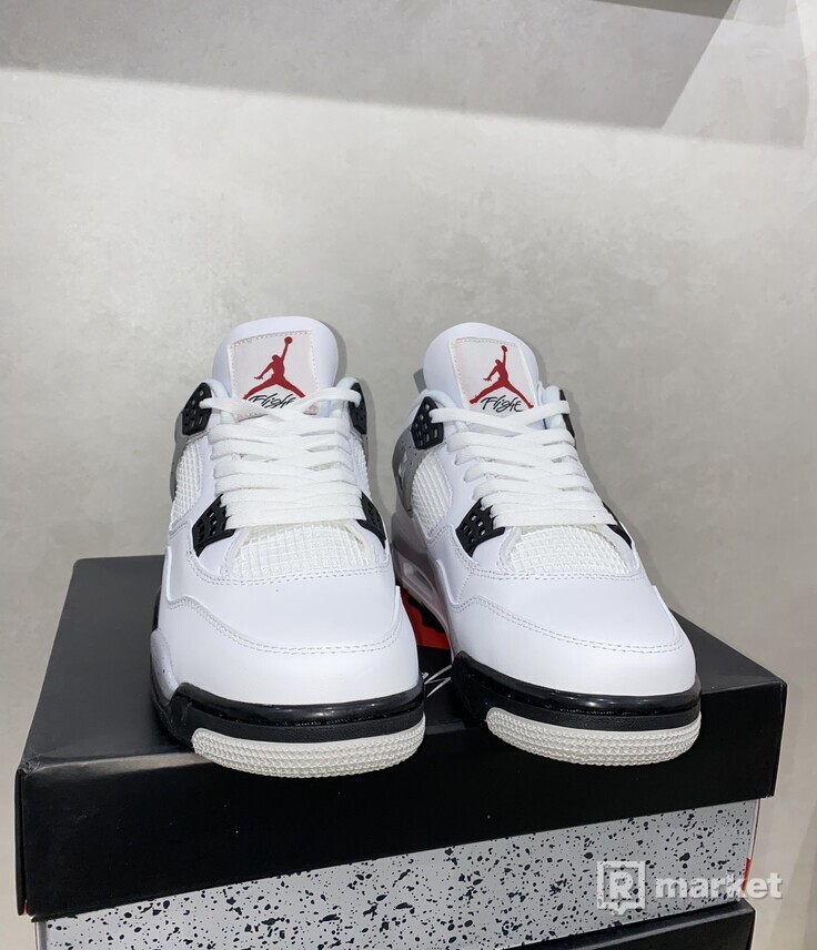 Nike Air Jordan 4 Retro - Cement White