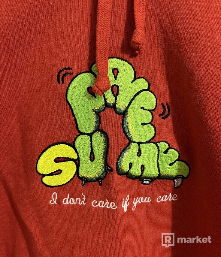 Supreme Don’t Care Hooded Sweatshirt
