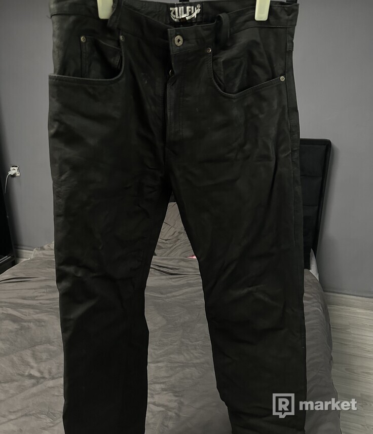 Real Leather pants 33x33