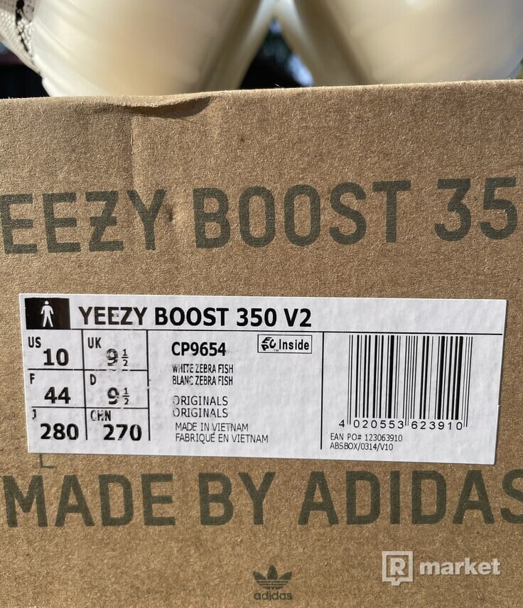 Adidas Yeezy Zebra Boost 350 V2