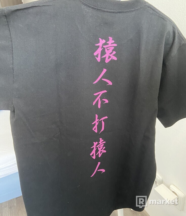 Bape color camo kanji logo tee