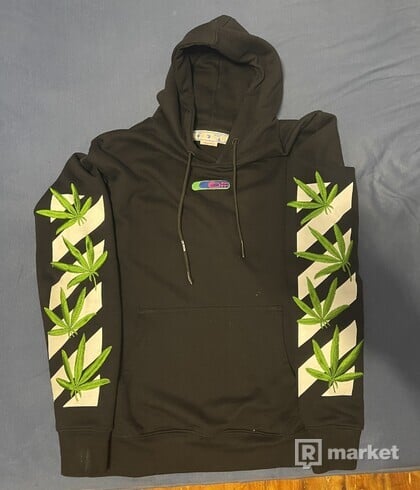 Off-White Weed Arrows Oversized Hoodie