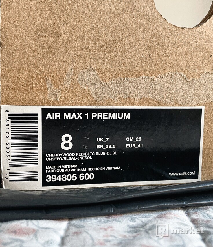 Nike Air Max 1 x Patta x Parra “Cherrywood”