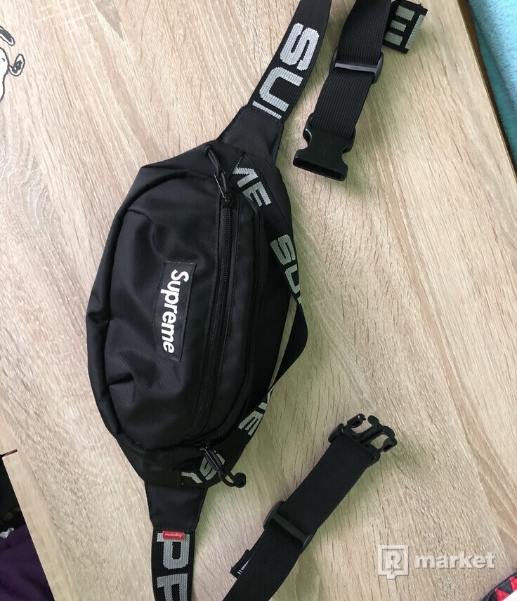 Supreme waistbag ss18 black