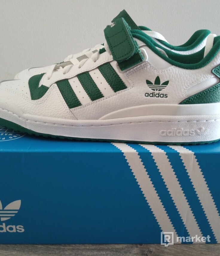 Adidas Originals FORUM LOW White/Collegiate green
