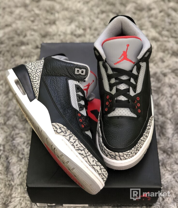 Jordan 3 Black Cement 2018