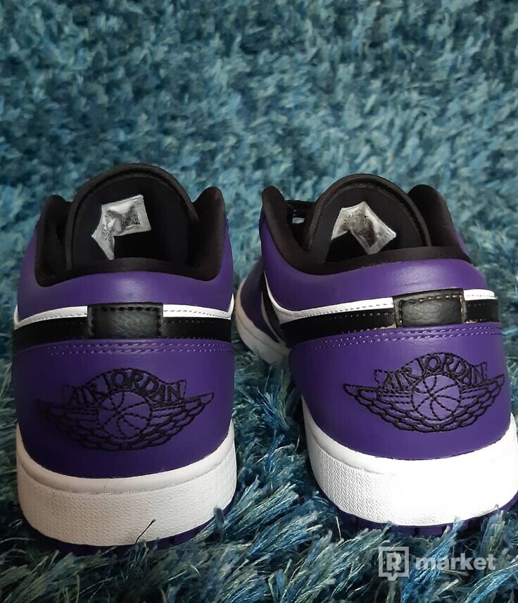 Jordan 1 low court purple