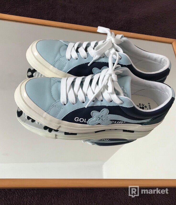 Converse x Golf Le Fleur * Baby Blue / Royal blue Shoes