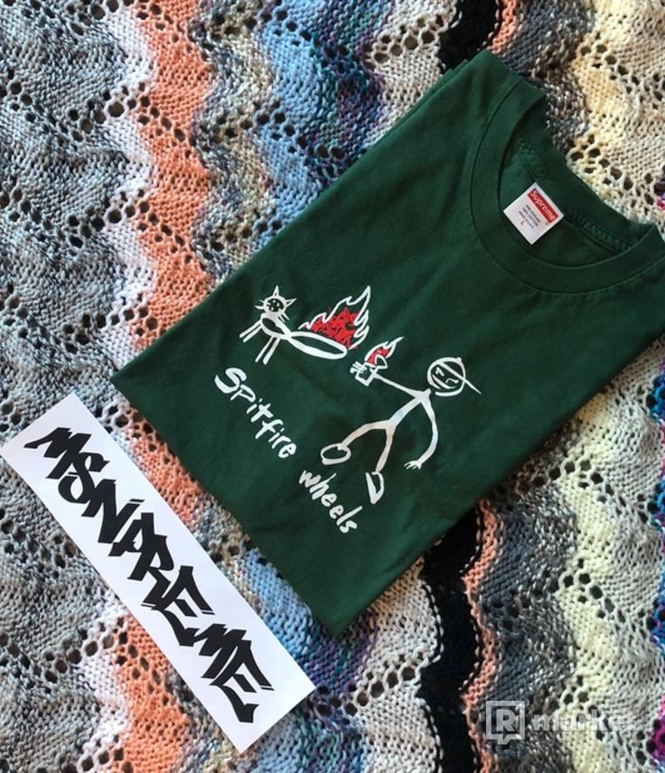 SUPREME SPITFIRE COLLAB CAT TEE