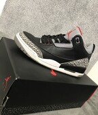 Jordan retro 3 black cement (2018)