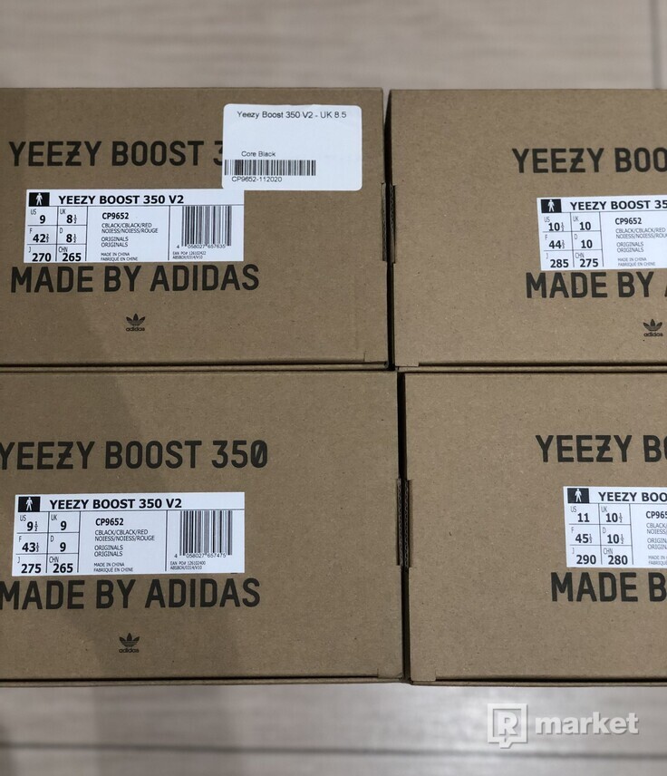 Adidas Yeezy Boost 350 V2 Black Red (Bred)