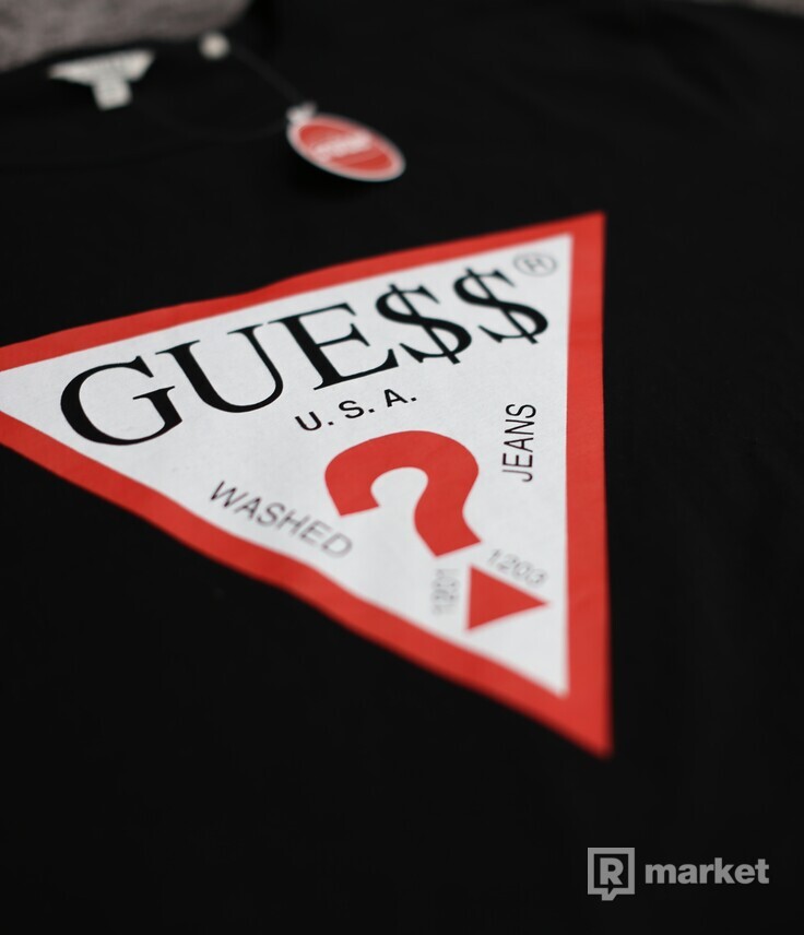 Guess x A$AP Triangle Logo Tee Black