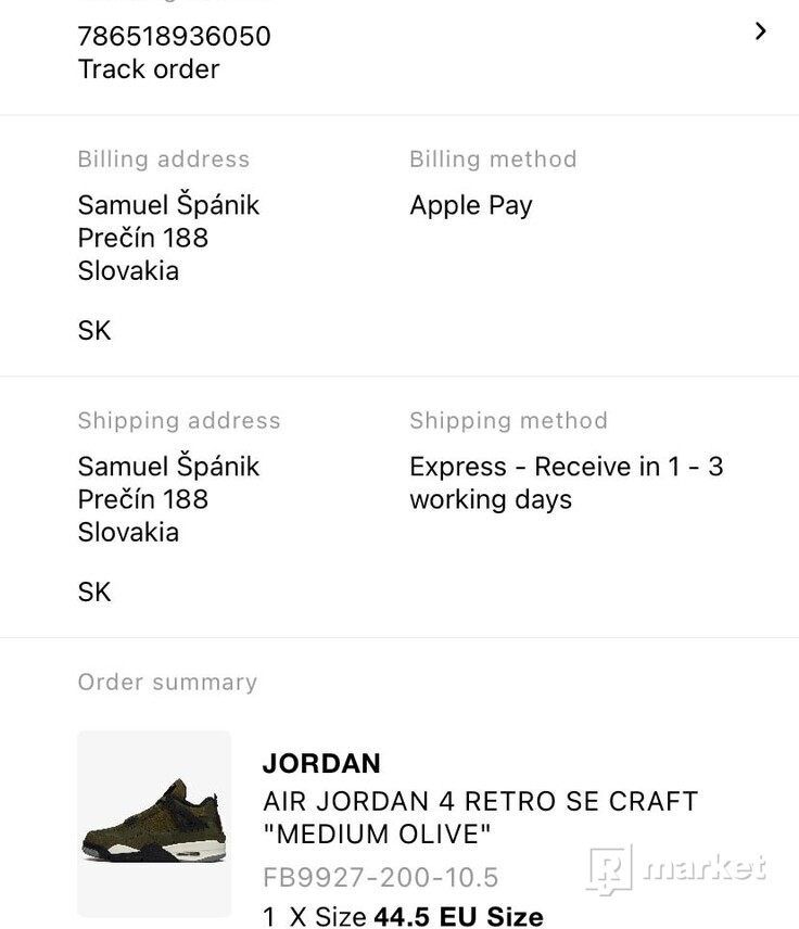 Air Jordan 4 Retro Se Craft “ Medium olive”