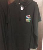 Anti social social club rainbow hoodie