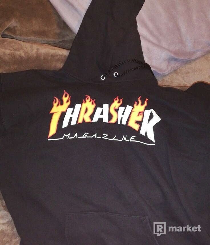 Thrasher flame hoodie