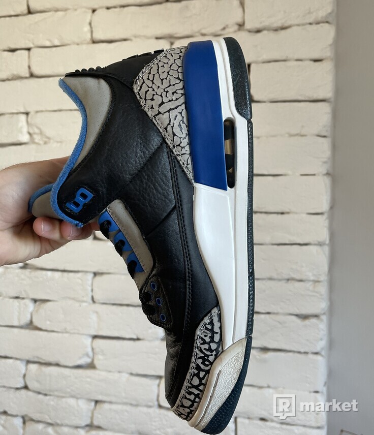Nike Jordan 3 Sport Blue Mozorsport
