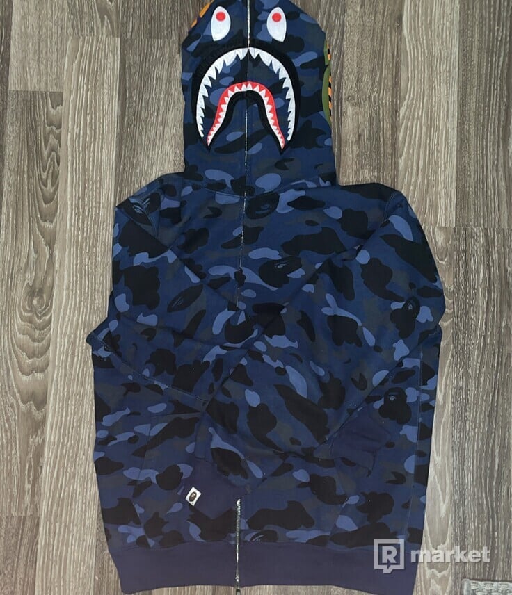 Bape Shark Hoodie Blue/Navy