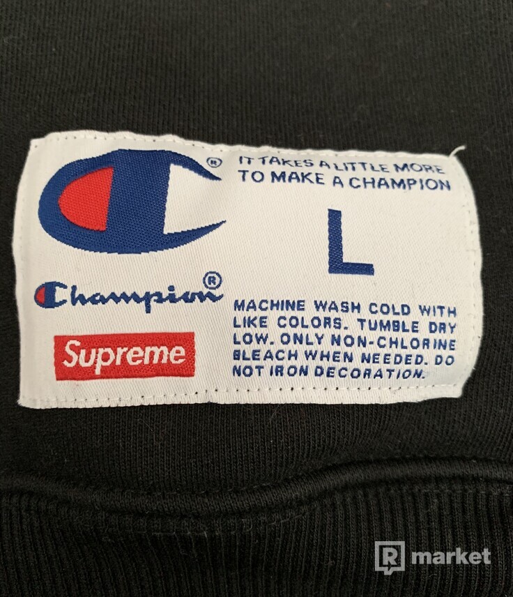 Supreme x Champion Zip Up hoodie