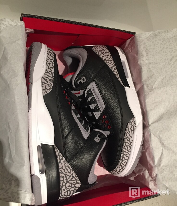 Air Jordan 3 Retro Og Black Fire Red Cement Grey Refresher Market Air Jordan 3 Retro Og Black Fire Red Cement Grey Refresher Market