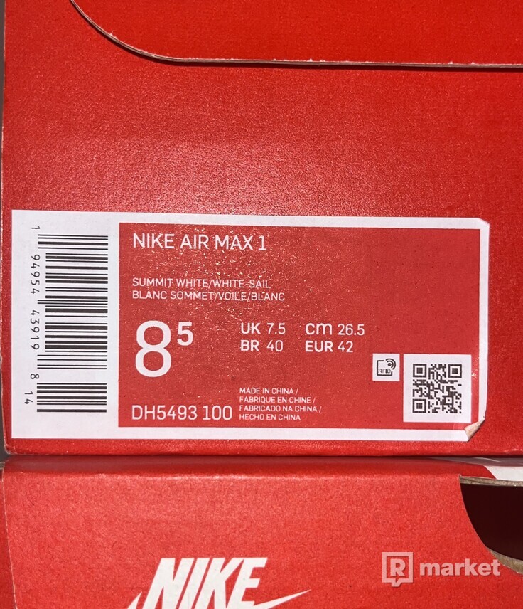 Nike air max 1 rub awey khaki