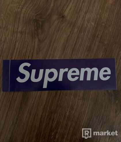 Supreme Box Logo Sticker Purple