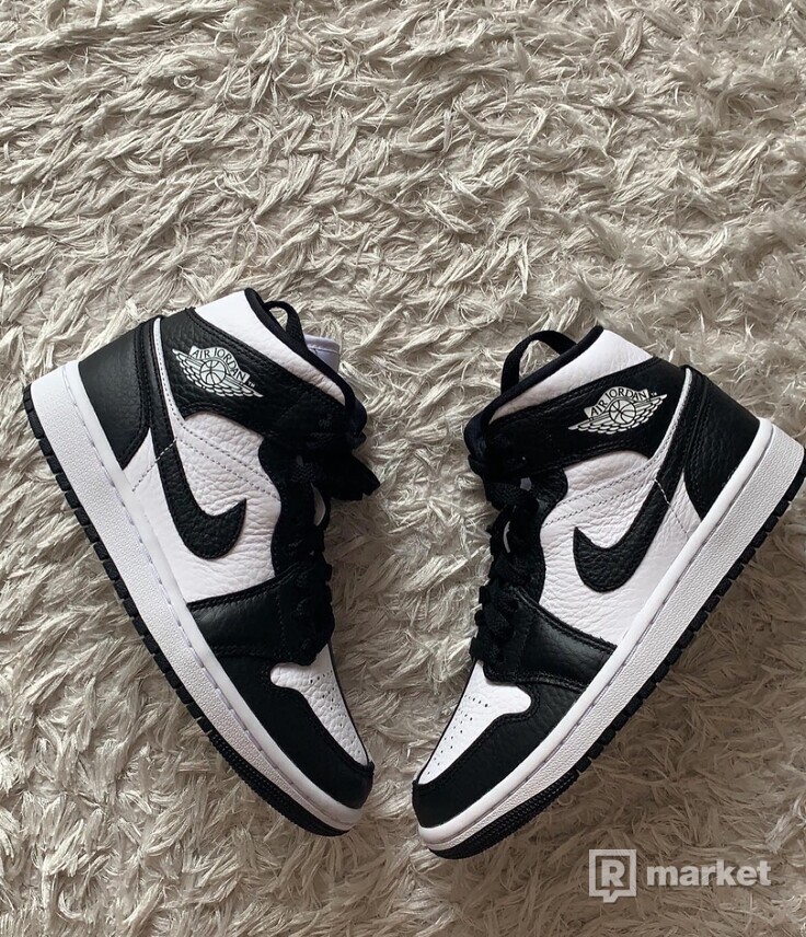 Nike Jordan 1 Mid Split Black White