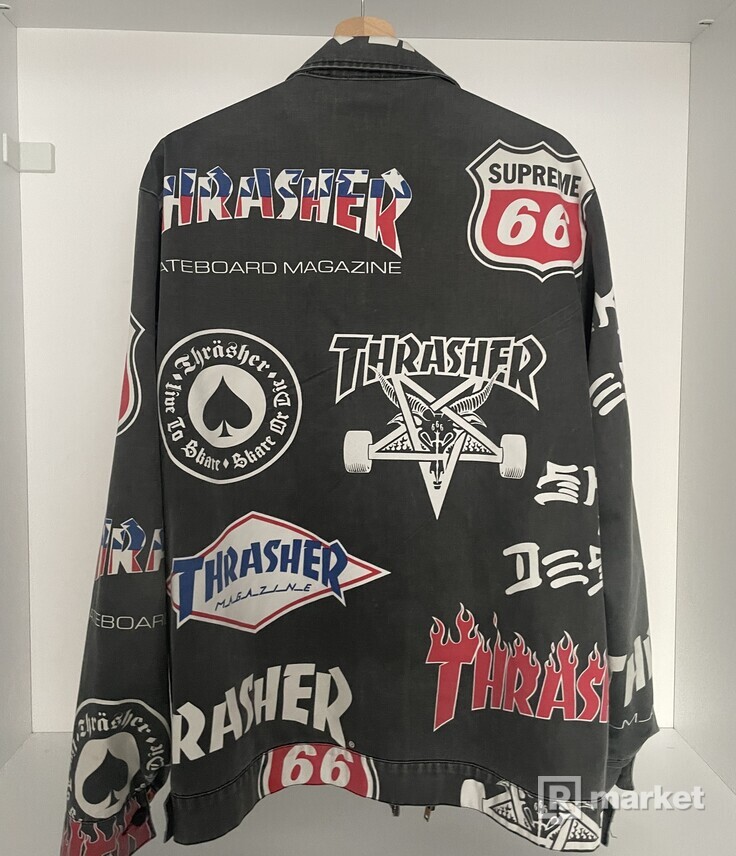 Supreme x thrasher jacket