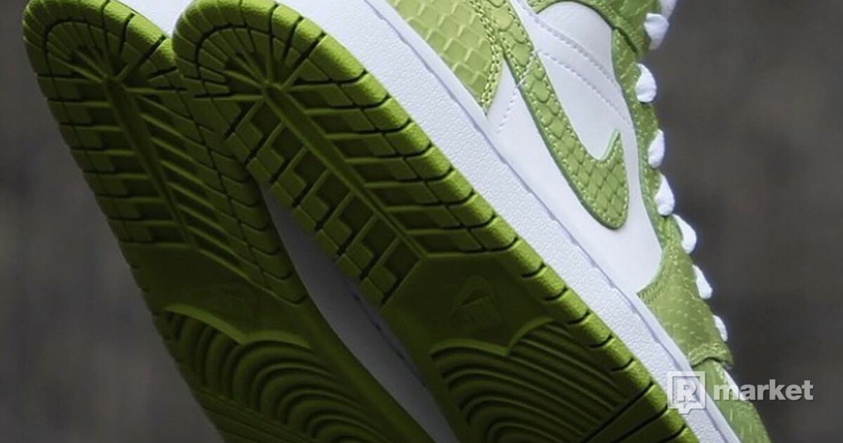 Jordan 1 Mid Green Python | REFRESHER Market