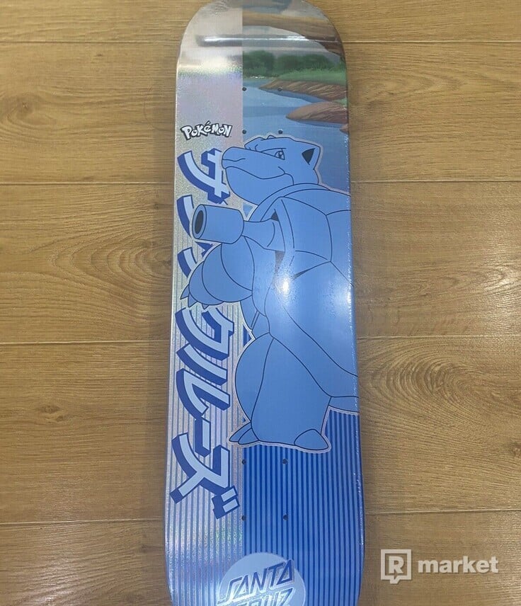 Pokemon X Santa Cruz  Skateboard Doska Blastoise