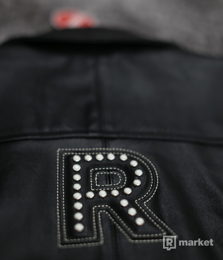 Supreme Studded Arc Logo Leather Jacket Black | REFRESHER Market