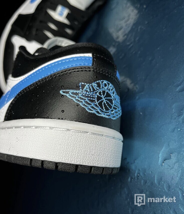 Air Jordan 1 Low Black University Blue