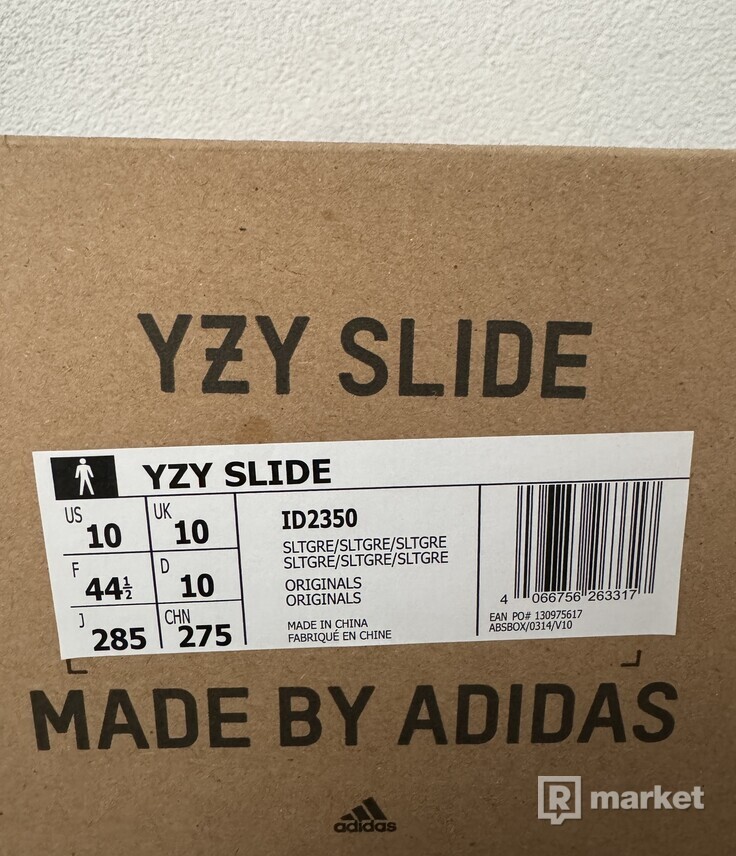 Yeezy Slides Slate Grey 44.5
