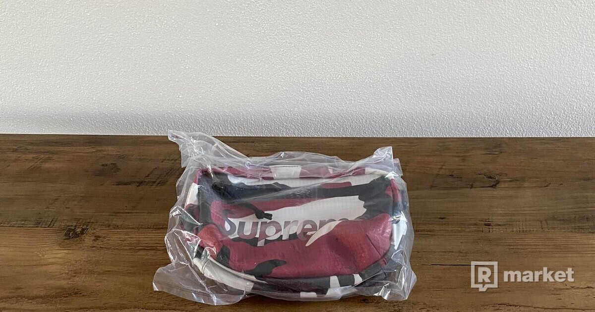 Supreme Waist Bag (SS21) Red Camo | REFRESHER Market