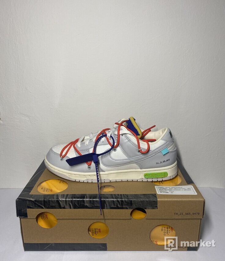 Nike dunk low x Off-White Lot 23
