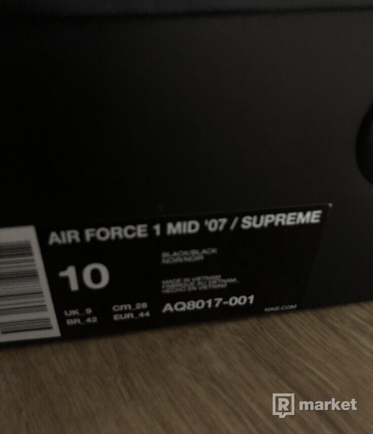 Air Force 1 Mid '07 (Supreme)