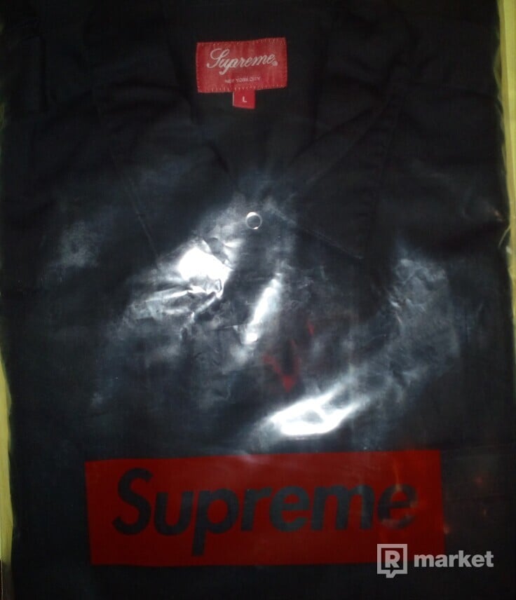 WTS / WTT Supreme Arc Logo S/S Work Shirt Black