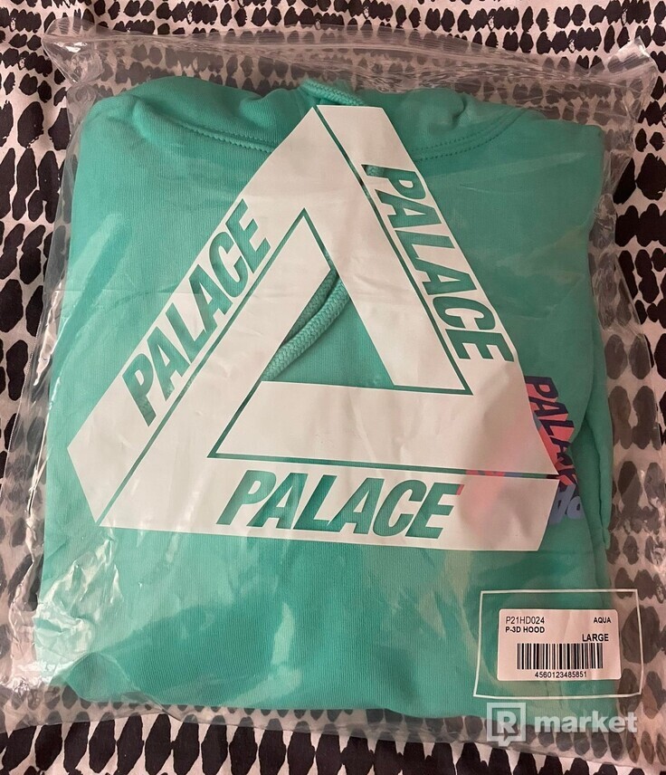 Palace hoodie AQUA