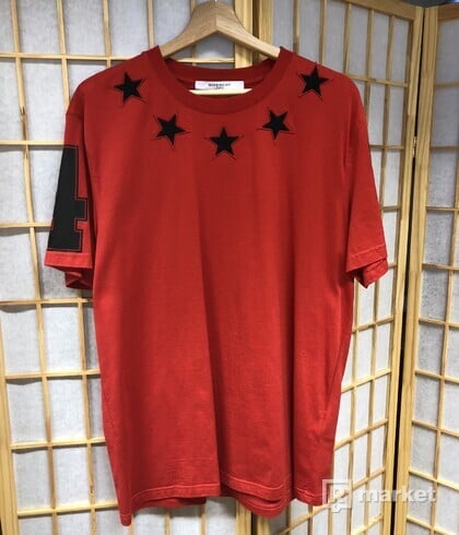 Givenchy Star a Numbers Jersey T-shirt
