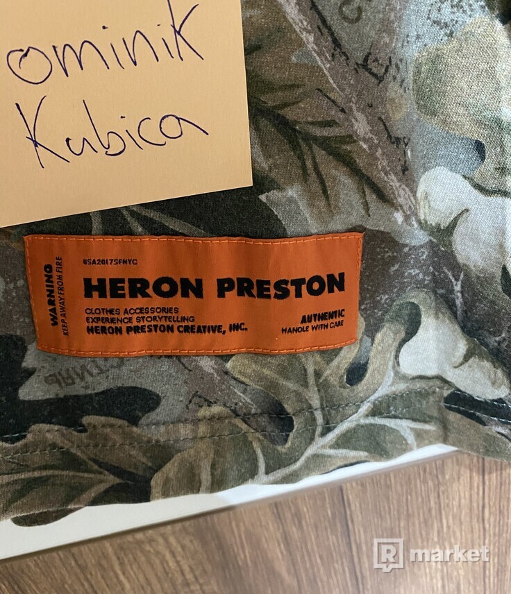 Heron Preston x Carhartt camo Tshirt