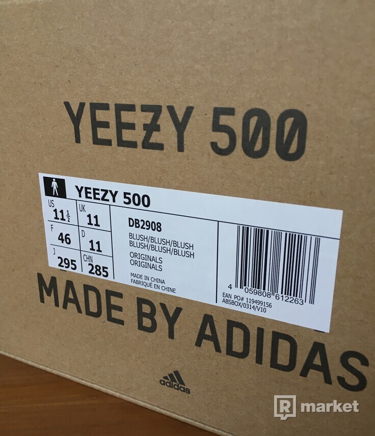 Adidas Yeezy 500 "Blush" US11.5 