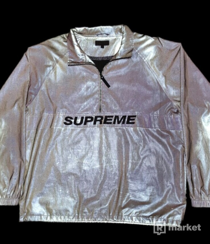 Supreme Reflective Half Zip Pullover