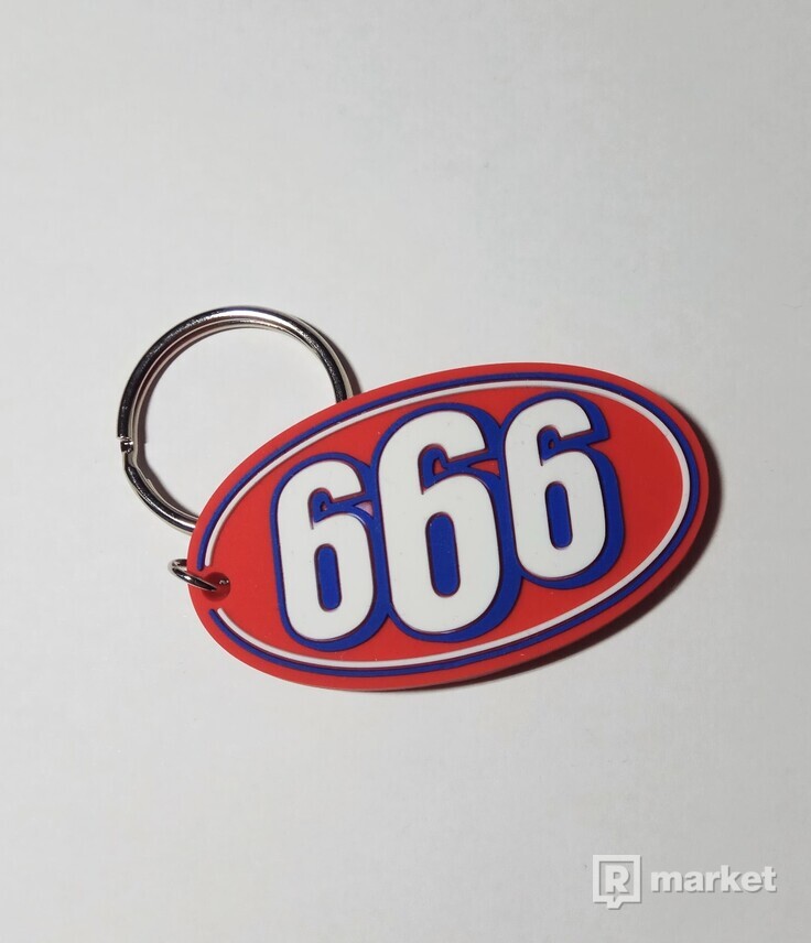 Supreme 666 keychain