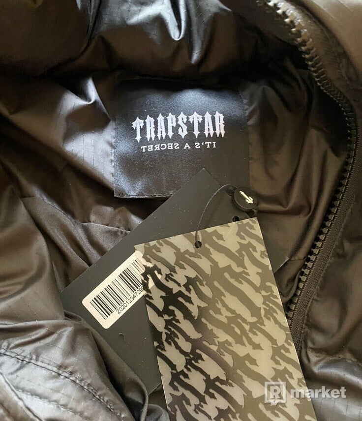Trapstar Shooters Puffer Jacket - Black/Reflective