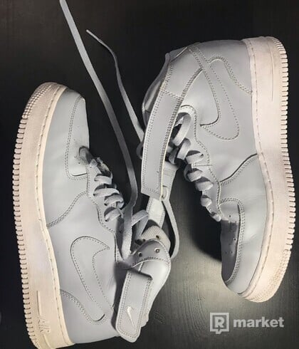 Nike Air Force 1 Mid Wolf Grey White