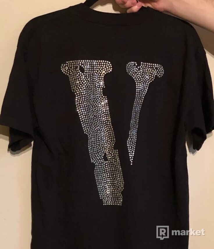 Vlone Swarovski Crystal Diamond Tee T-shirt