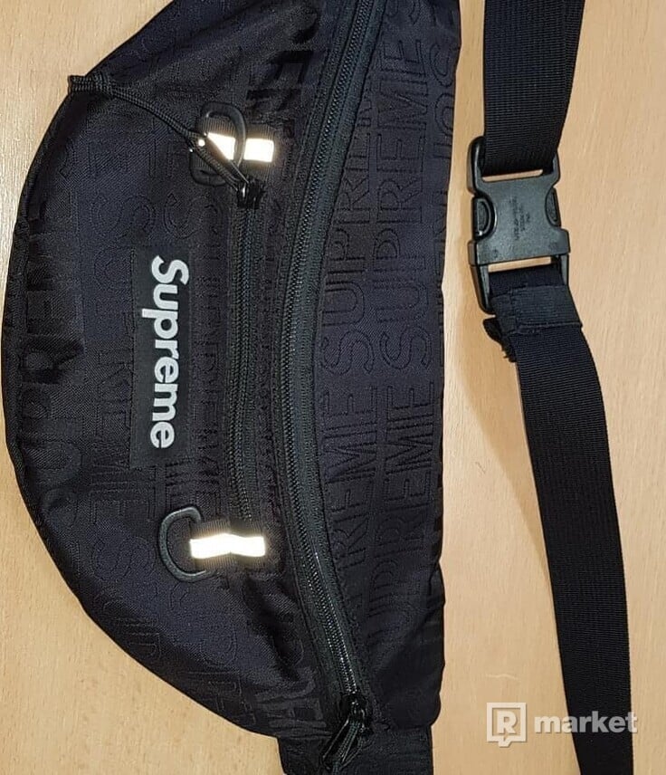 Supreme waist bag ss19 black