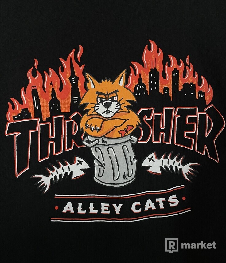 Thrasher Alley cats long sleeve L