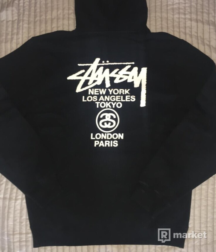 Stussy world tour hoodie M
