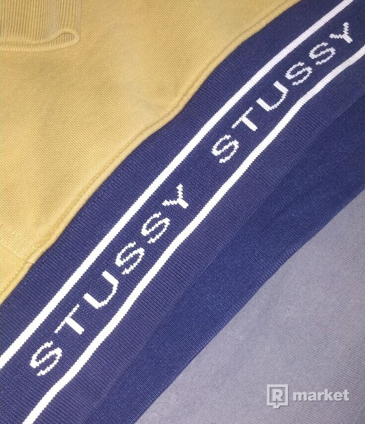 WTS Stussy jacquard gold hoodie