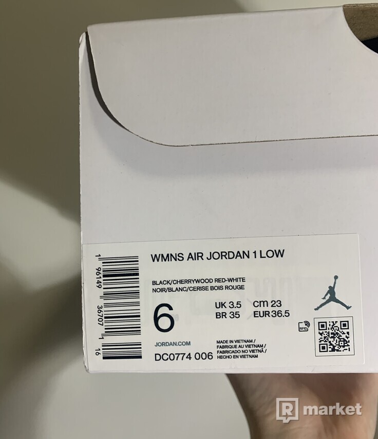 air Jordan 1 low cherrywood